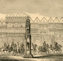Cheapside-Kreuz, wie es 1547 erschien, 1897