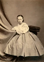 Kinderporträt von Sophia Perowskaja, 1860er Jahre