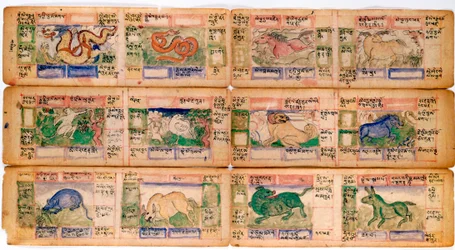 Chinesische Tierkreisfiguren, spätes 18. Jahrhundert
