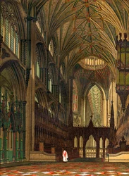 Chor der Ely Kathedrale, Cambridgeshire, 19. Jahrhundert