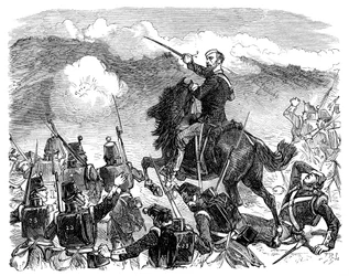 Codringtons Brigade in der Schlacht an der Alma, Krimkrieg, 1850er Jahre, 1888