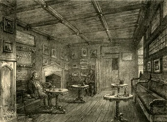 Kaffeeraum am St. Johns Gate, ca. 1872