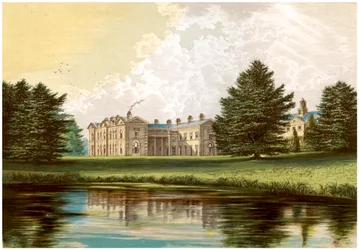 Compton Verney, Warwickshire, Heim von Lord Willoughby de Broke, um 1880