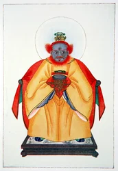 Konfuzius der Große Unapotheosierte Gott von China