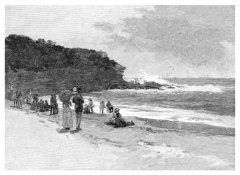 Coogee Beach, Sydney, New South Wales, Australien, 1886