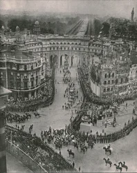 Krönung von König Georg V und Königin Mary, London, 1911