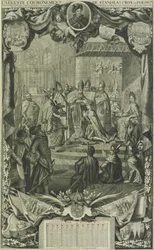 Krönung von Stanislaus I. Leszczyński im Jahr 1705, 1706