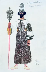 Kostümentwurf für Sarastro, 1913
