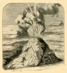 Ausbruch des Cotopaxi im Jahr 1743