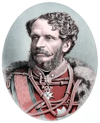 Graf Julius Andrassy 1823-1890, ungarischer Staatsmann, um 1880