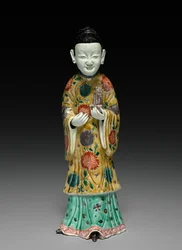 Hofdame mit einem Sheng, 1662-1722