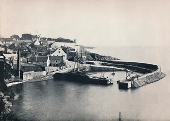 Crail - Das Dorf und der Hafen, 1895