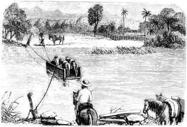 Überquerung der Isabella, Santo Domingo, 1873