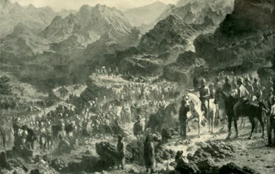 Überquerung des Zamburak Kotal