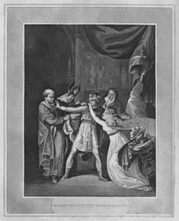 Grausamkeit von Dunstan gegenüber Edwy und Elgiva, 1838
