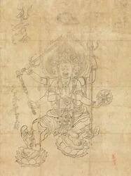 Daiitoku Myoo, 12. Jahrhundert