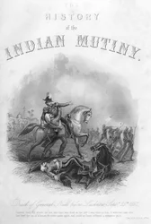 Tod von General Neill vor Lucknow, 25. September 1857, um 1860