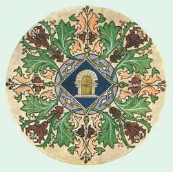 Dekoration aus der Kathedrale von Barcelona, Spanien, 1928