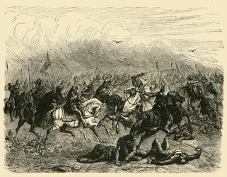 Niederlage von Abdalrahman bei Poitiers, 732 n. Chr., 1890