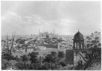 Delhi, Indien, um 1860