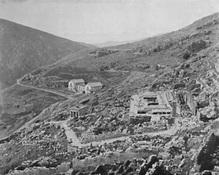 Delphi - Golf von Korinth in der Ferne
