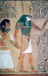 Detail aus dem Totenbuch des Ani, Blatt 4