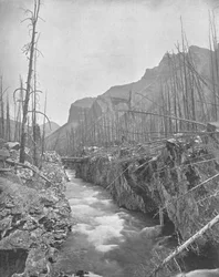 Devils Canyon, Banff, Nordwest-Territorien, Kanada, ca. 1900