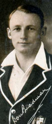 Donald George Don Bradman, australischer Cricketspieler, 1935