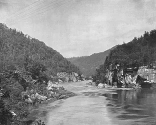 Drachenschlucht, New River, West Virginia, USA