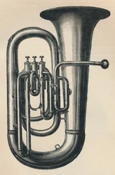 E Bombardon mit drei Ventilen, 1910