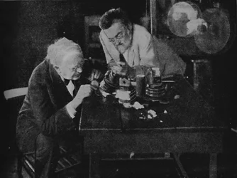 Edison und Steinmetz vereinen Kräfte, um Erfolg zu erzielen, 1922, ca. 1925