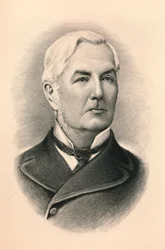 Edward Gibson, 1. Baron Ashbourne 1837-1913, irischer Anwalt und Lordkanzler von Irland, 1896