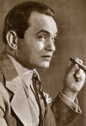 Edward Goldenberg Robinson, amerikanischer Bühnen- und Filmschauspieler rumänischer Herkunft, 1933