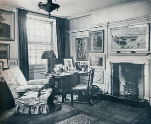 Edward Marshs Wohnzimmer