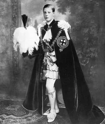 Edward, Prinz von Wales als Ritter des Hosenbandordens, frühes 20. Jahrhundert