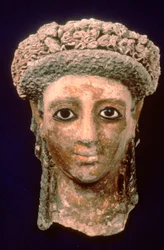Ägyptischer Kopf, 75-100 n. Chr.