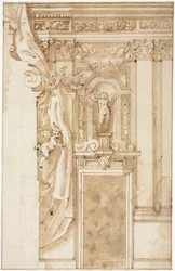 Erhebung für Wanddekoration, ca. 1550