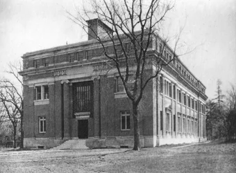 Emerson Hall, Harvard University, Cambridge, Massachusetts, USA, frühes 20. Jahrhundert