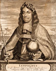 Kaiser Leopold I. 1640-1705 Aus: Schauplatz des Krieges, 1675