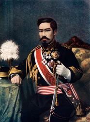 Kaiser Meiji von Japan, spätes 19. bis frühes 20. Jahrhundert