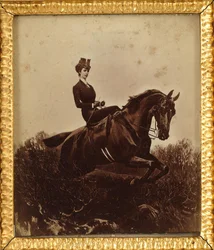 Kaiserin Elisabeth zu Pferd, ca. 1890