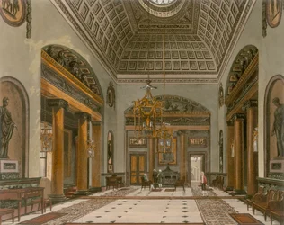 Eingangshalle des Carlton House, Westminster, London