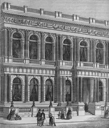Eingang zum Carlton Club, Westminster, London