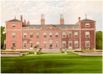 Euston Hall, Suffolk, Heim des Herzogs von Grafton, 1880