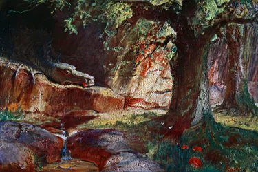 Fafner in seiner Höhle, 1906