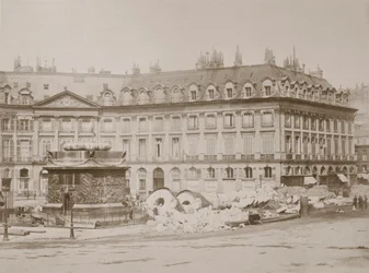 Gefallene Säule, Place Vendome, Paris, 1871