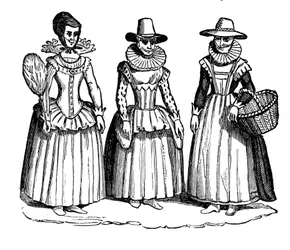 Weibliche Tracht, 17. Jahrhundert, 1910