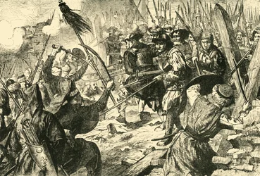 Letzter Angriff der Türken bei ihrer ersten Belagerung von Wien 1529, 1890