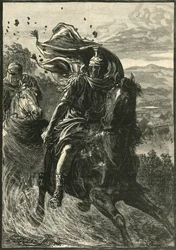 Flucht von Pompeius vom Schlachtfeld von Pharsalos, 1890