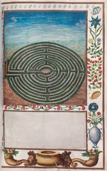 Florilegium: Seite 15 recto Labyrinthgarten